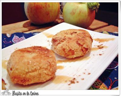 Nuggets de manzana y crema