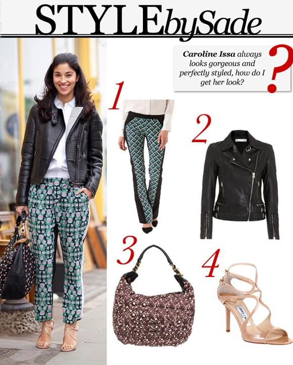 Caroline Issa, streetstyle apto para el trabajo