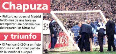 DEL APAGÓN DE VALLECAS A LA PORTERÍA ROTA EN EL BERNABEU: 