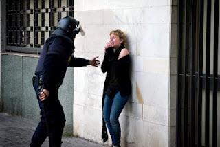 Represión policial en Valencia