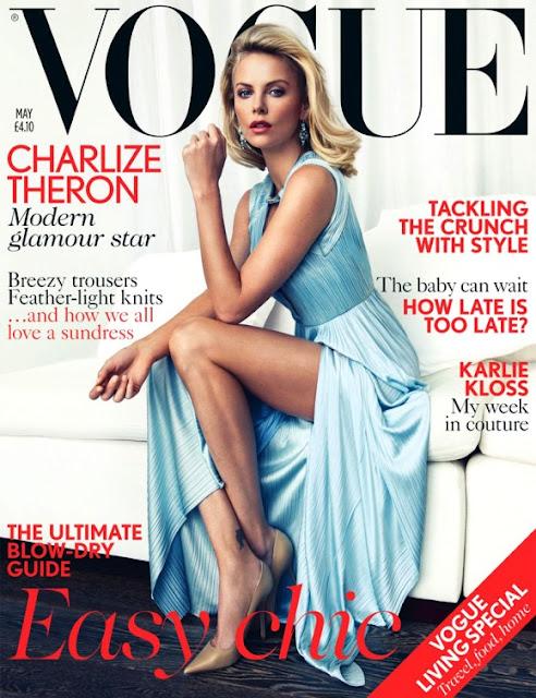 Charlize Theron Vogue UK Mayo 2012