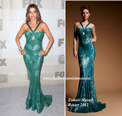 Heidi Klum y Sofía Vergara causan sensación en los Emmy Awards 2012