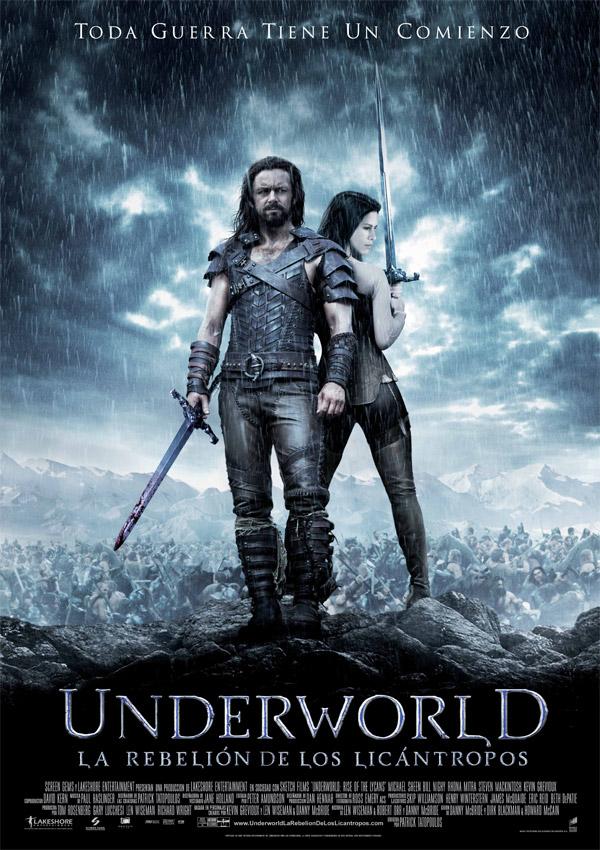 Póster: Underworld: La rebelión de los licántropos (Patrick Tatopoulos, 2.009)