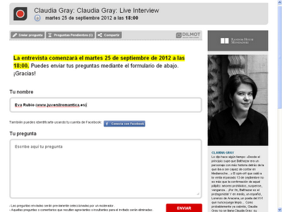 Chatea con Caludia Gray