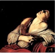 Magdalena penitente. Caravaggio (1598)