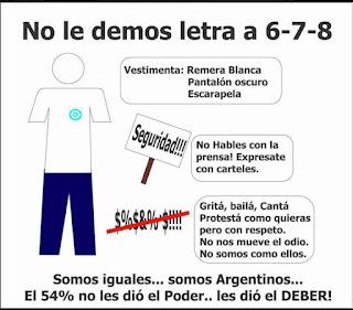 Los caceroludos uniformados y el decálogo del cipayo