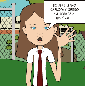 Dibujos; En la Escuela Todos debemos respetarnos!! hola,me llamo carlota y quiero explícaros mi história....