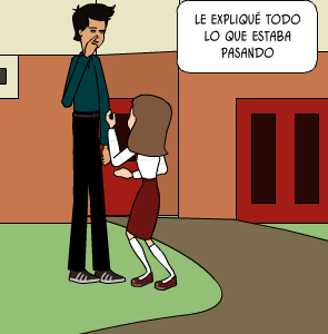 Dibujos; En la Escuela Todos debemos respetarnos!! le expliqué todo lo que estaba pasando