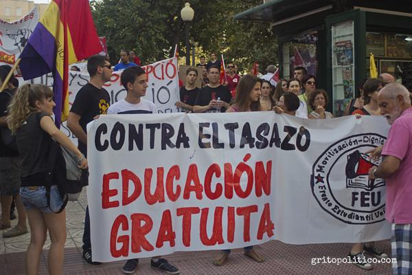 manifestación educación 1