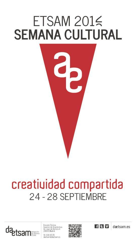 Charla de en la ETSAM: Arquitecto social. Respuesta a una realidad