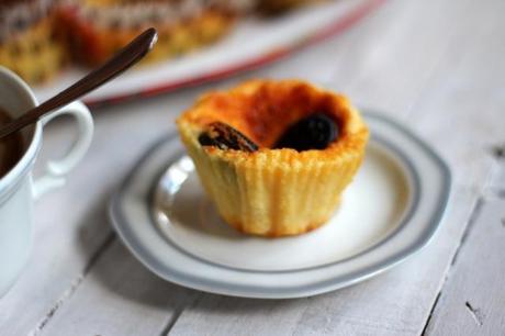Tartas individuales de queso y galletas Oreo. Deliciosos fracasos