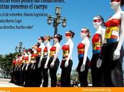 Performance cuerpos pintados setiembre