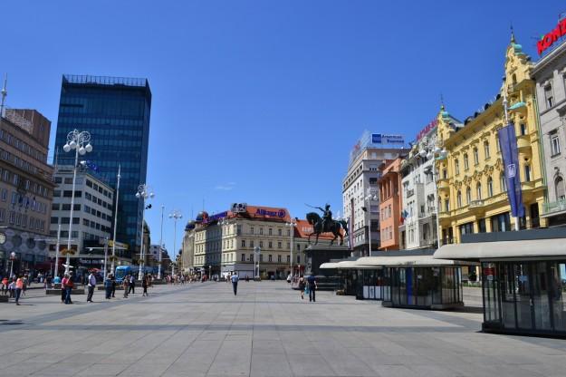 Plaza Principal de Zagreb, Croacia