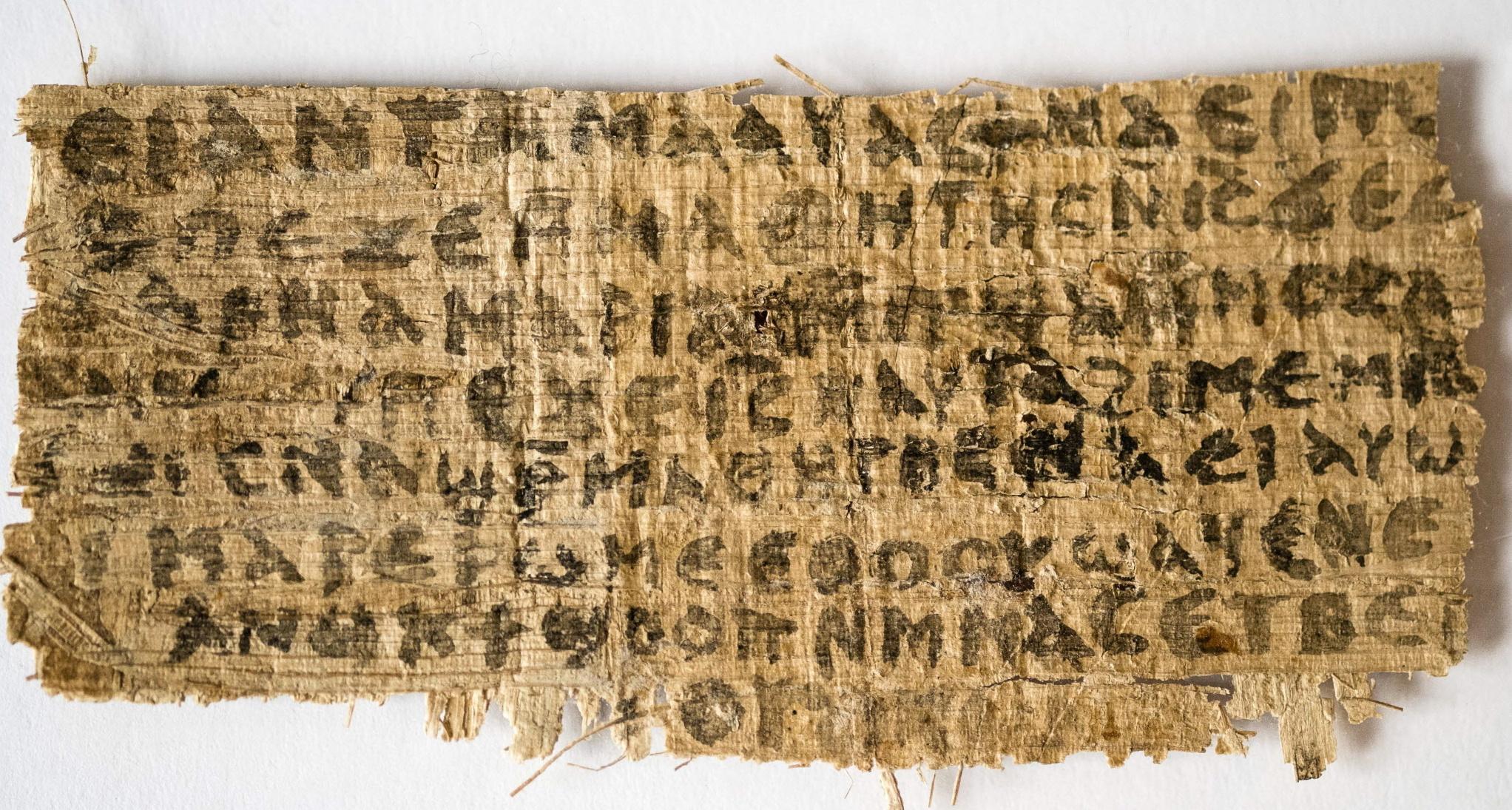 El papiro copto sobre “María, esposa de Jesús” ¿Verdadero o Falso?