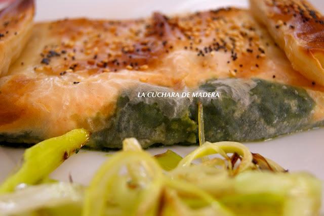 PAQUETES DE SALMON Y ESPINACAS