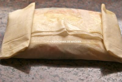 PAQUETES DE SALMON Y ESPINACAS