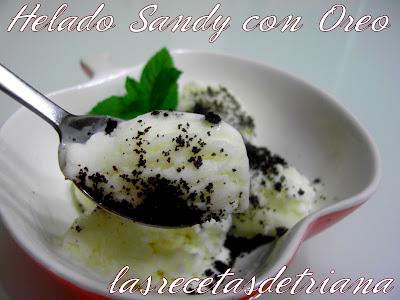 Helado Sandy (McDonald´s) con Oreo