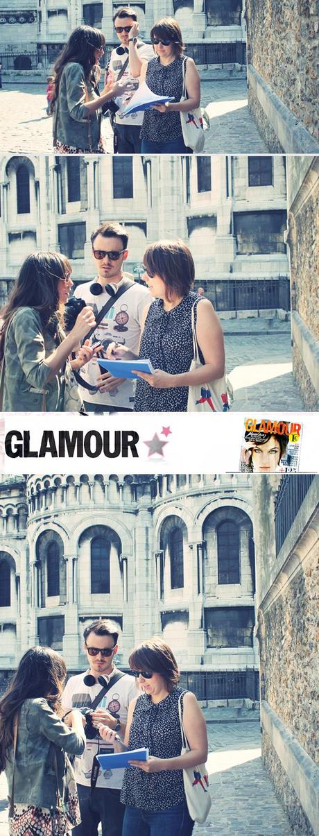 glamour parís: montmartre street style