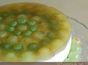 Tarta queso uvas