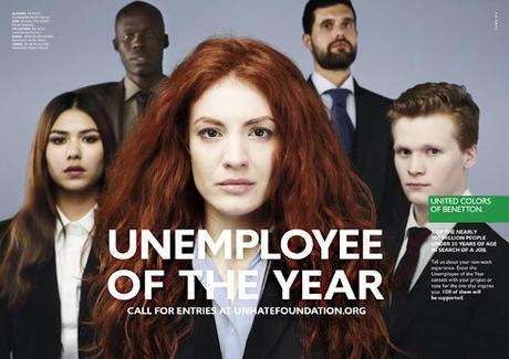 Benetton seeks unemployed of the year
