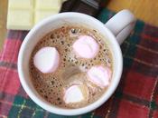 Bebidas calientas para otoño...Chocolate caliente nubes