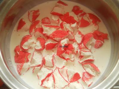 Frosting de chuches de fresas - Tagada - Primavera