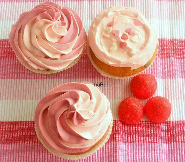 Frosting de chuches de fresas - Tagada - Primavera