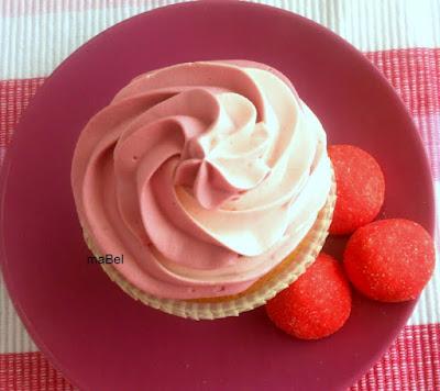 Frosting de chuches de fresas - Tagada - Primavera
