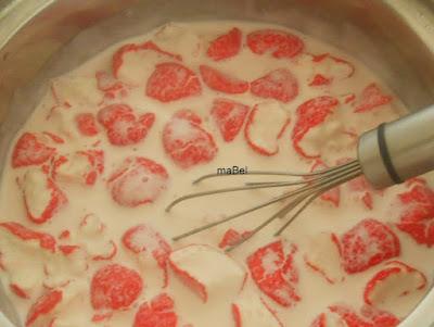 Frosting de chuches de fresas - Tagada - Primavera
