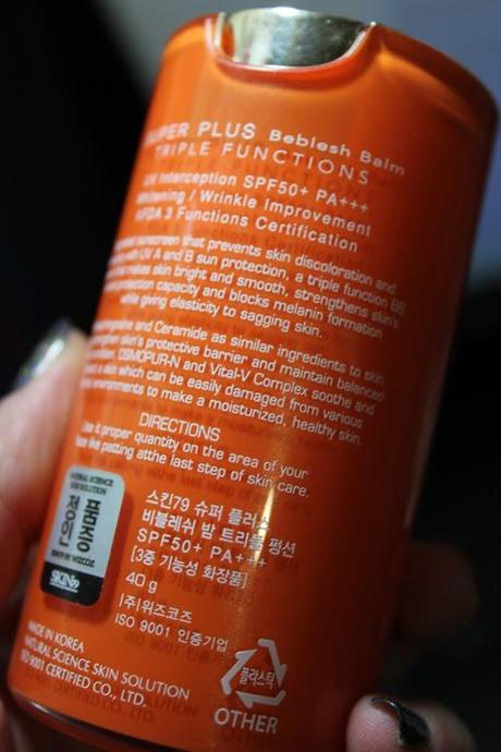 Reseña: Super Beblesh Balm BB Triple Functions (Hot Orange) de Skin79