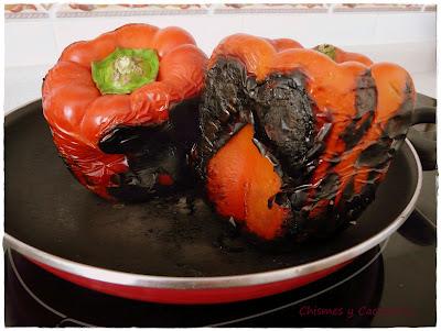 Como Asar Pimientos en Sartén