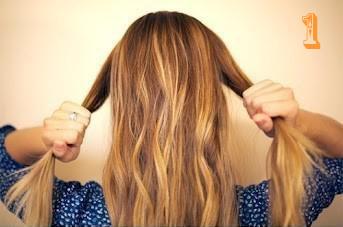 DIY Semi recogido moño lazo