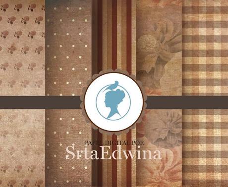 Imprimibles by Srta. Edwina #5: Papeles otoñales