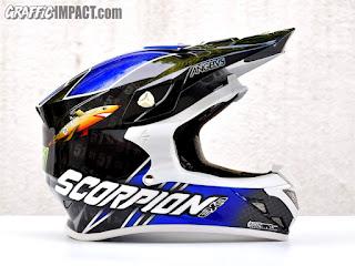 Aerografía sobre un Scorpion Exo Vx-20 Air