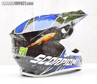 Aerografía sobre un Scorpion Exo Vx-20 Air