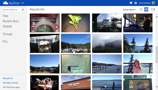 Microsoft SkyDrive agrega una papelera de reciclaje y anuncia encuestas de Excel