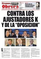 Contra los ajustadores K y los de la “oposición”