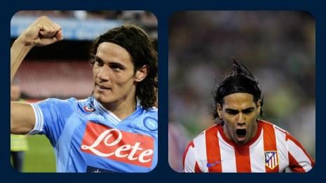 Cavani y Falcao, potencias sudamericanas en Europa