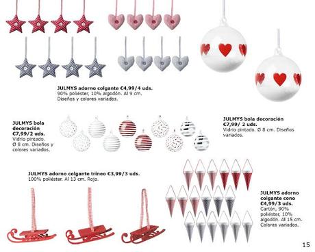 Navidad Ikea 2012: Todo el catálogo y más fotos. El árbol y su decoración