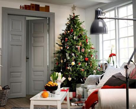 Navidad Ikea 2012: Todo el catálogo y más fotos. El árbol y su decoración
