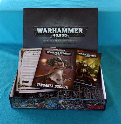 El contenido de la caja de Warhammer 40000: Venganza Oscura - Paperblog