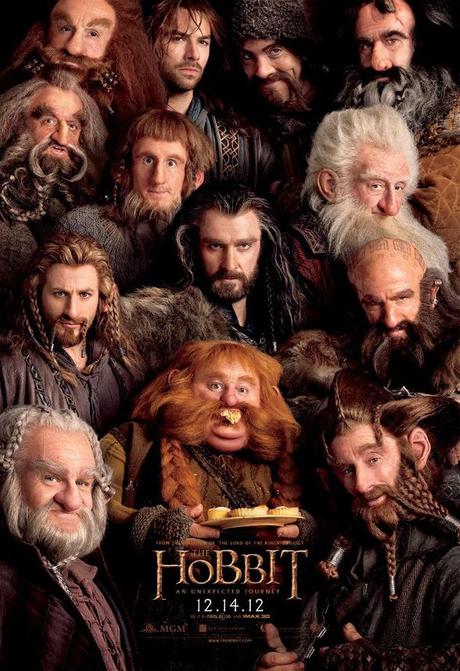 Los enanos protagonizan el nuevo póster de “El Hobbit: Un viaje inesperado”