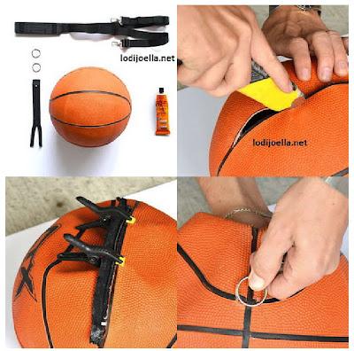 Convierte una pelota de Baloncesto en un bolso