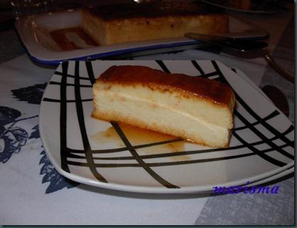 Flan con requesón