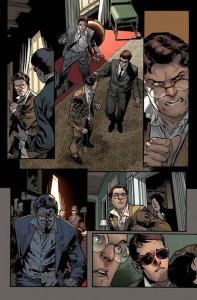 Quinta página junto a un poco de guión de All-New X-Men Nº 1