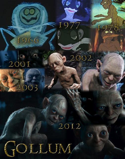 La evolución de Gollum en el cine