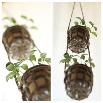 Decorar el jardín con ganchillo