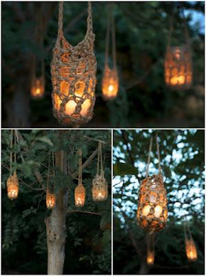 Decorar el jardín con ganchillo