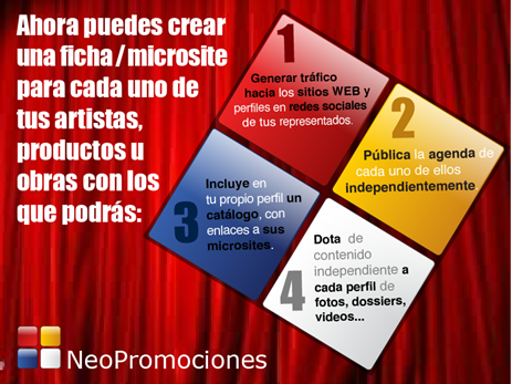 Herramientas de promoción y marketing musical#2. Contacta con la industria de la música y el espectáculo con Neopromociones.com