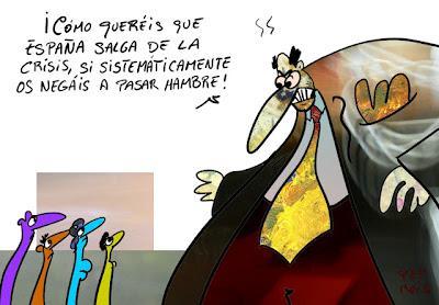 Los antidisturbios aporrean a quienes protestan contra el Congreso.